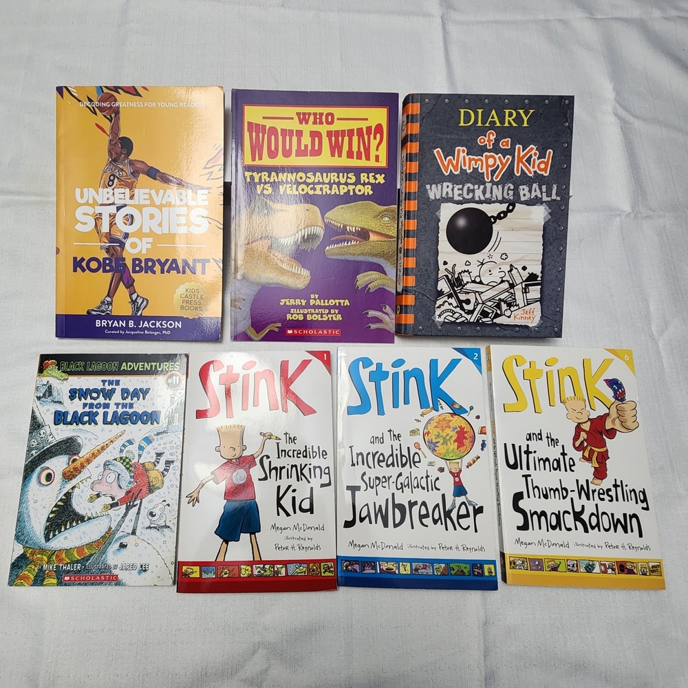 Kids Book Collection Set Of 7 For Young Readers Ages‎ 6-12